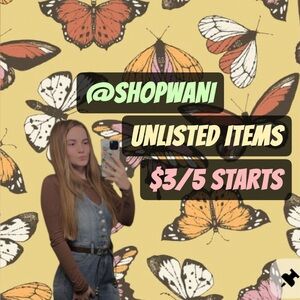 UNLISTED / $3-5 STARTS